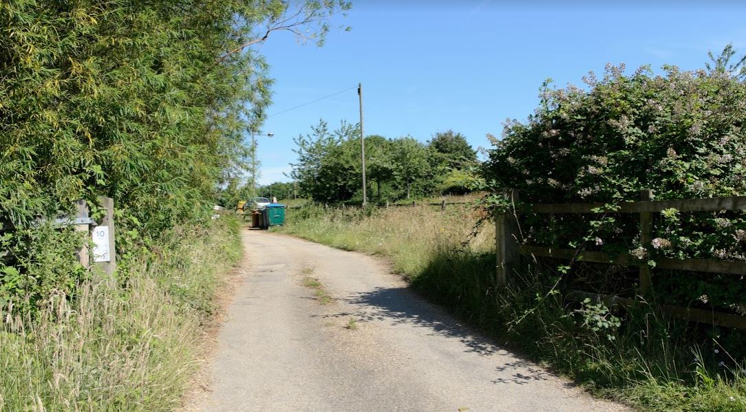 Overgrown entrance to Westbury - Before the Permablitz