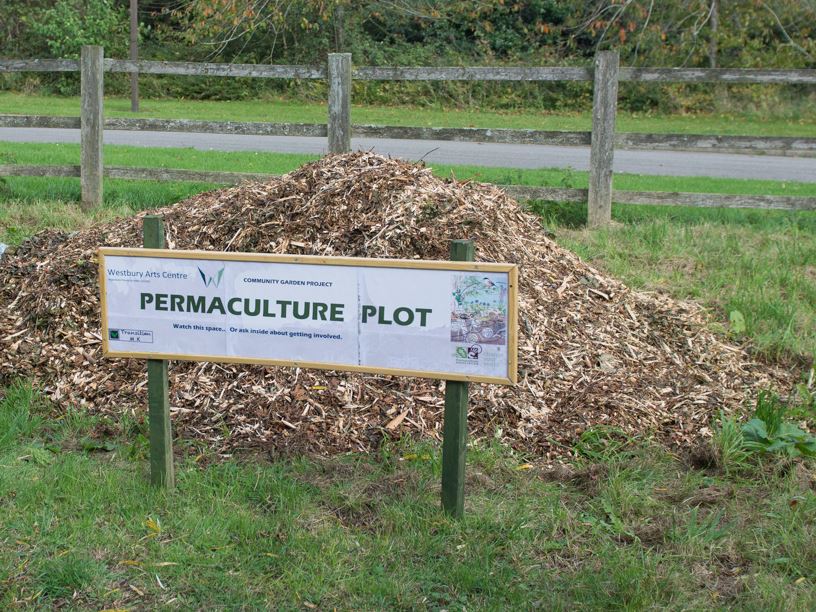 First woodchip pile at WAC