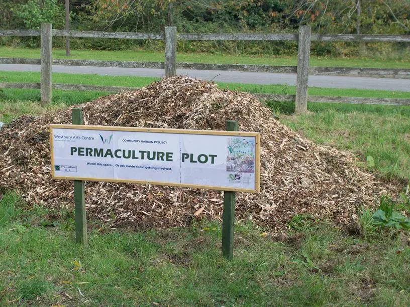 First woodchip pile at WAC