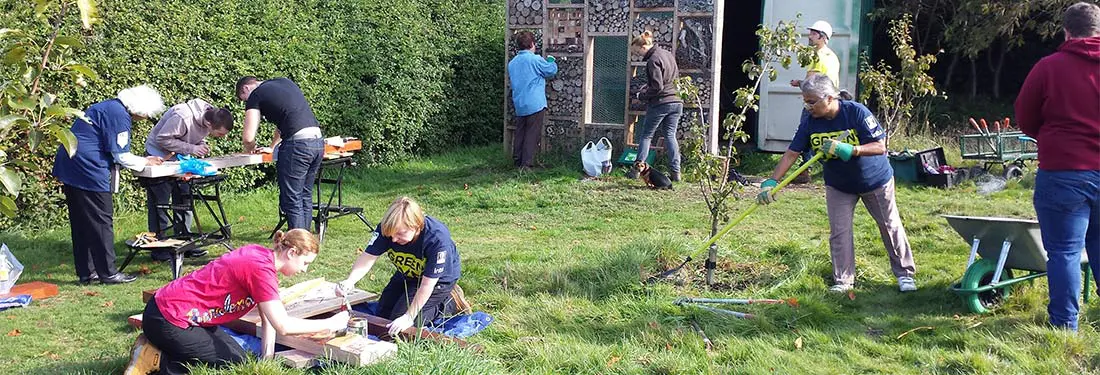 Green Gym volunteer gardening