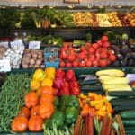 Farmers market fresh produce