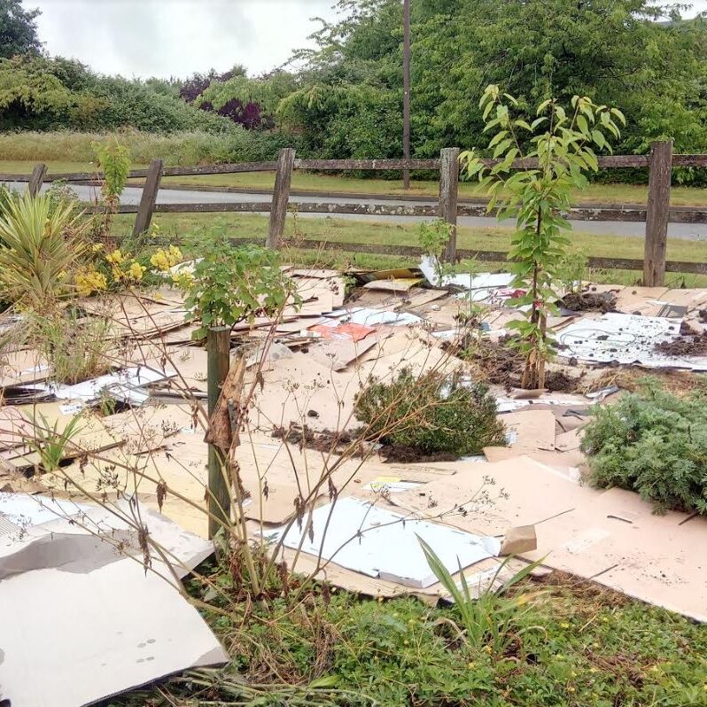 Lasagne mulch example