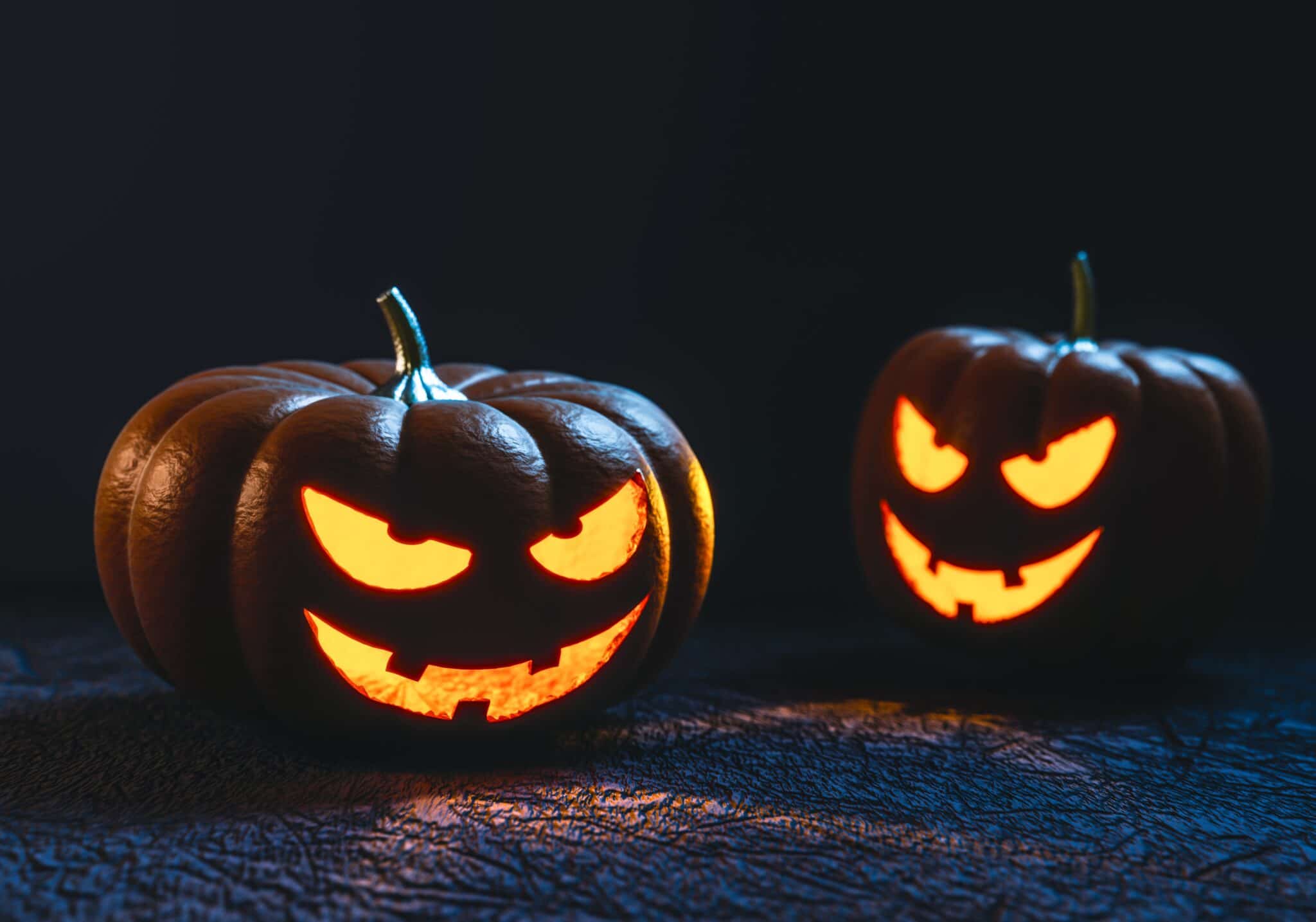 Halloween pumpkin carving face