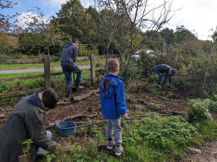 Tidying up the garden - Oct23