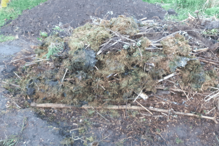 Hugelkultur creation